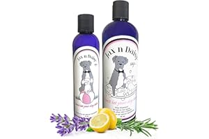 JAX N DAISY Itch Relief Shampoo and Lotion - Dog Shampoo Sensitive Skin, Itch Relief for Dogs, and Dog Lotion - Relieve Itching with Our Anti Itch Dog Shampoo - 2 Bottles (1 8oz Lotion, 1 16oz Shampoo)