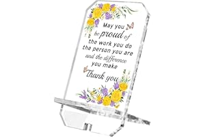 PARXARA Appreciation Gifts Gratitude Gifts for Coworkers Nurse Thank You Gifts Desk Decor Phone Holder Stand 6.8 Hx3.7 W, Volunteer Gifts, Teacher Gifts, Housekeeping Gift, May You Be Proud