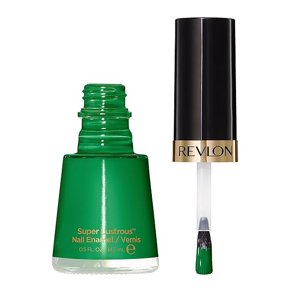 REVLON SUPER LUSTROUS NAIL POLISH, CHIP-RESISTANT & LONGWEAR FORMULA, HIGH SHINE FINISH, 571 POSH, 0.5 FL OZ