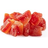 NUTS U.S. - Unsulphured Dried Papaya Chunks | Low Sugar | No Color Added | NON-GMO and Gluten Free | Vegan Snacks | Packed in a Resealable Bag!!! (3 LBS)