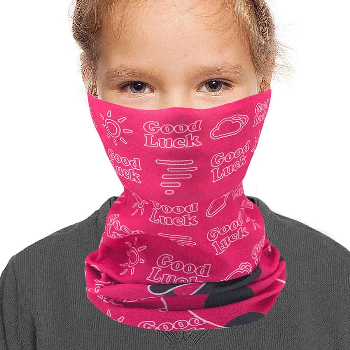 Kids Youth Neck Gaiter Fishing Sun Mask - Junior UV Protection Face Tube Mask