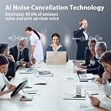 Earbay Wireless Headset w/ Mic Noise Cancelling Mute USB Dongle PC Zoom Skype view 2