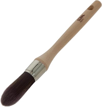Coral 25mm Round Sash Paint Brush Professional Firm Pointed Profile