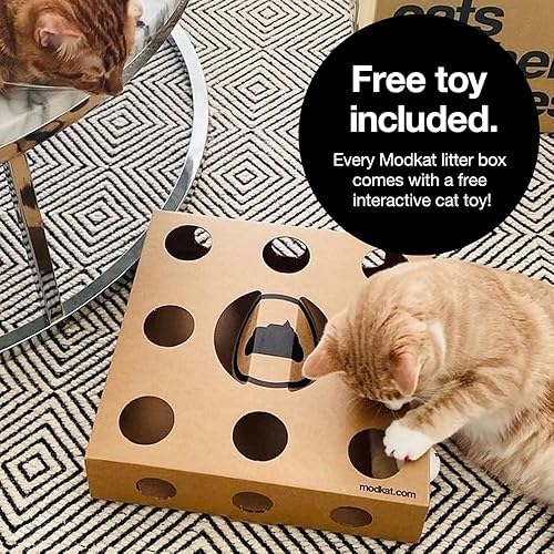 Modkat® Flip Litter Box, Front-Entry, Full Height Seamless Base