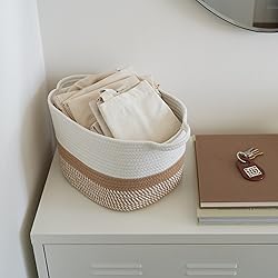 Stylish Cotton Rope Storage Basket For Dog