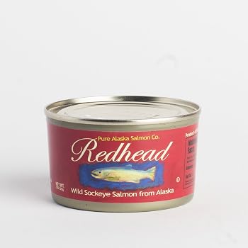Redhead Wild Sockeye Alaska Canned Salmon