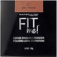 Maybelline Fit Me Loose Setting Powder, Face Powder and Finishing Makeup, Dark, 1 Count