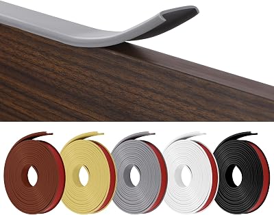 Flintronic U-Shaped Edge Banding TPE 5m 12mm Self-Adhesive Furniture Edge Trim