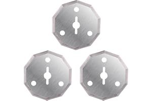 3pcs Replacement Rotary Blades for Fanttik C8 Nano Electric Scissors, 42mm/1.65in High Carbon Tool Steel Cutter Blade Replace