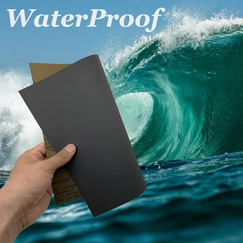 Fit For The Job 25 Sheets Sandpaper Assorted Grades for Sanding Wood