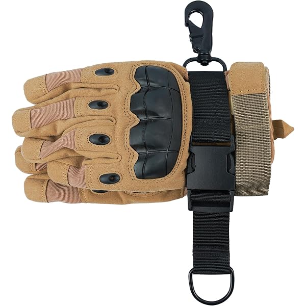 LINE2design Firefighter Glove Strap - Heavy Duty Reflective Safety Leash For Turnout Gear
