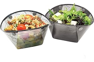Fozzils Snapfold Plastic Bowlz (2pc Bowl), Grey/Mist