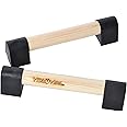 Vita Vibe - Ultra Portable Mini Ash Wood Parallettes Set - 9 inch - 12 inch - USA Made