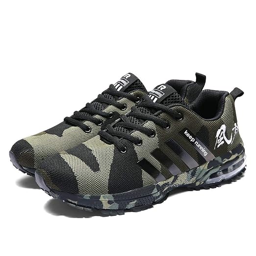 B-commerce Herren Männer Woven Camouflage Mesh Atmungsaktive Sneaker Sport Laufschuhe Schuhe Lässige Mode Patchwork Niedrige 