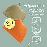 Ziggle Bandana Dribble Bibs Cotton Front 0-24M Sahara view 3