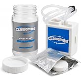 Clobombs Odor Eliminator for Home - Advanced Chlorine Dioxide Odor Removal Kit Neutralizes Smoke, Pet Urine, Mildew &amp; Skunk in 1 Hour - 400 Sq Ft Includes Bubbler