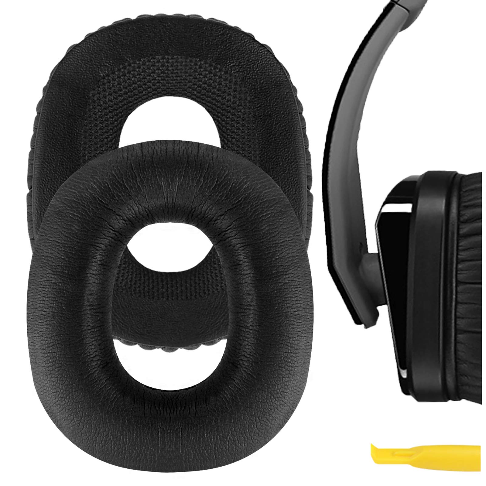 Geekria Replacement Ear Pads for Logitech UE4000 Headphones Ear Cushions, Repair Parts (Black)