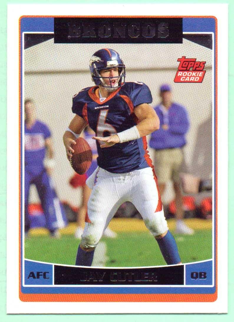 Jay Cutler 2006 Topps Rookie 365 Denver Broncos At Amazon s Sports 