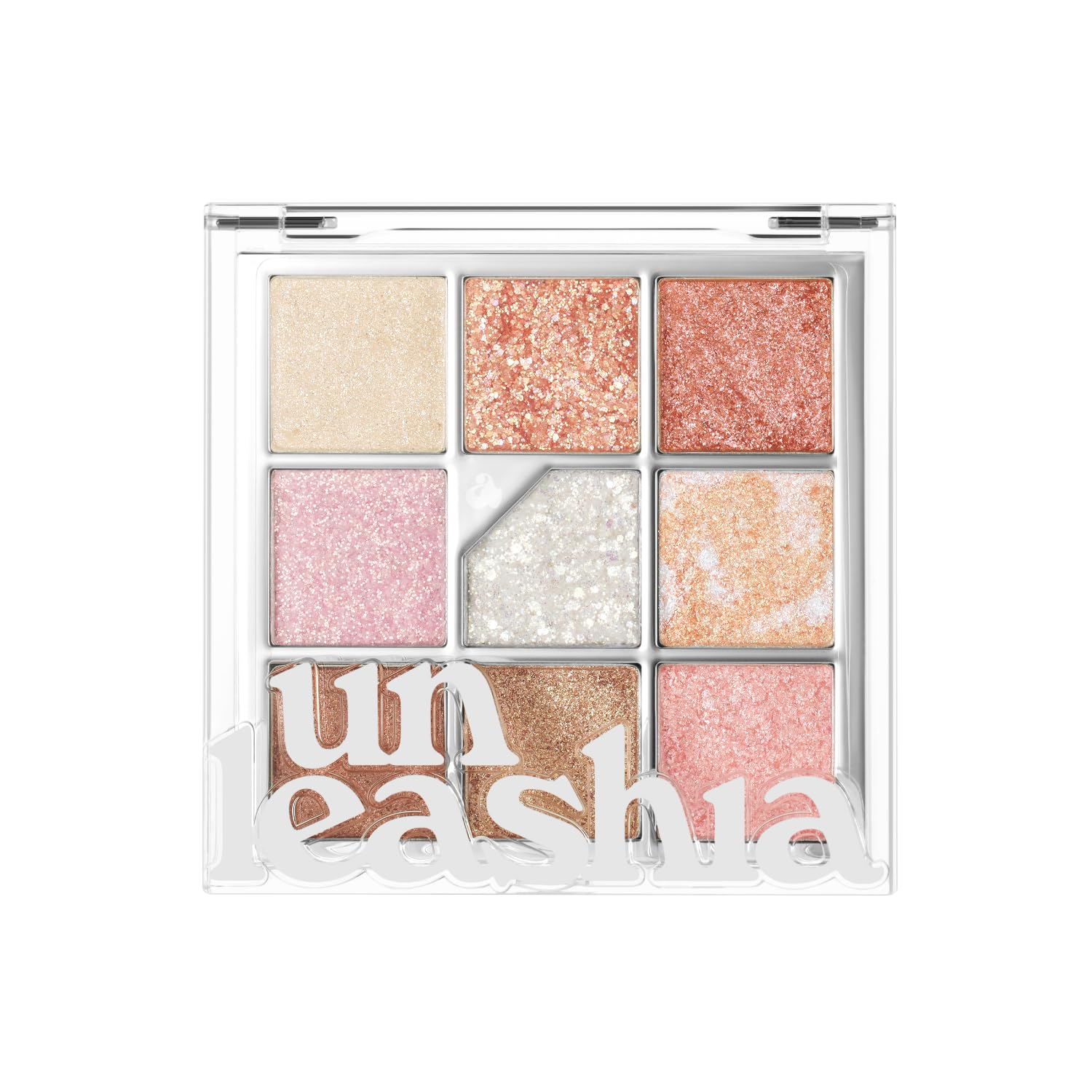 UNLEASHIA | Glitterpedia Eye Shadow Palette|Point Makeup Vegan|Korean Cosmetics|Daily|matte|glitter|shimmer|pearl|daily|party|sparkling… (NO.1 All of Glitter) — image 1