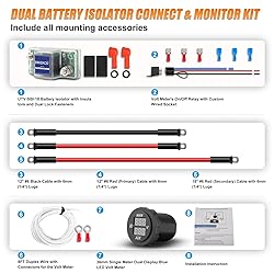 Drieaco 12V UTV Dual Battery Isolator Connect