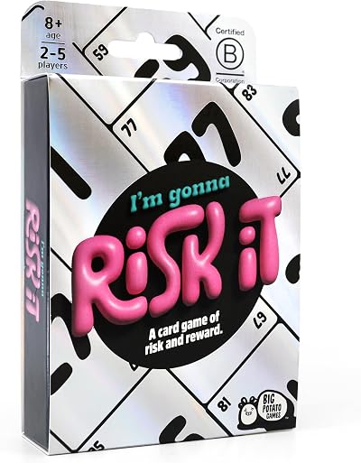 Big Potato Push-Your-Luck Card Game Risk It Travel Family 2-5 Players