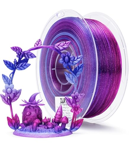 Amazon.com: ZIRO 3D Printer Filament, Gradient Twinkling PLA