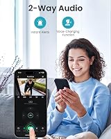 DEKCO 2K Outdoor Security Camera Motion Tracking Pan-Tilt 360° WiFi Color Night view 6