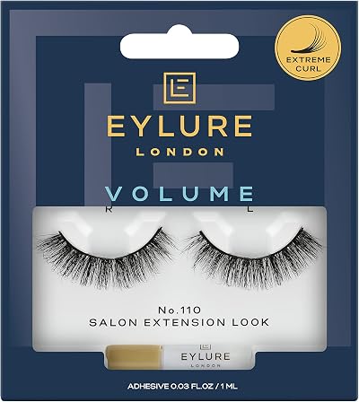 Eylure Volume & Curl No. 110 False Lashes with Glue