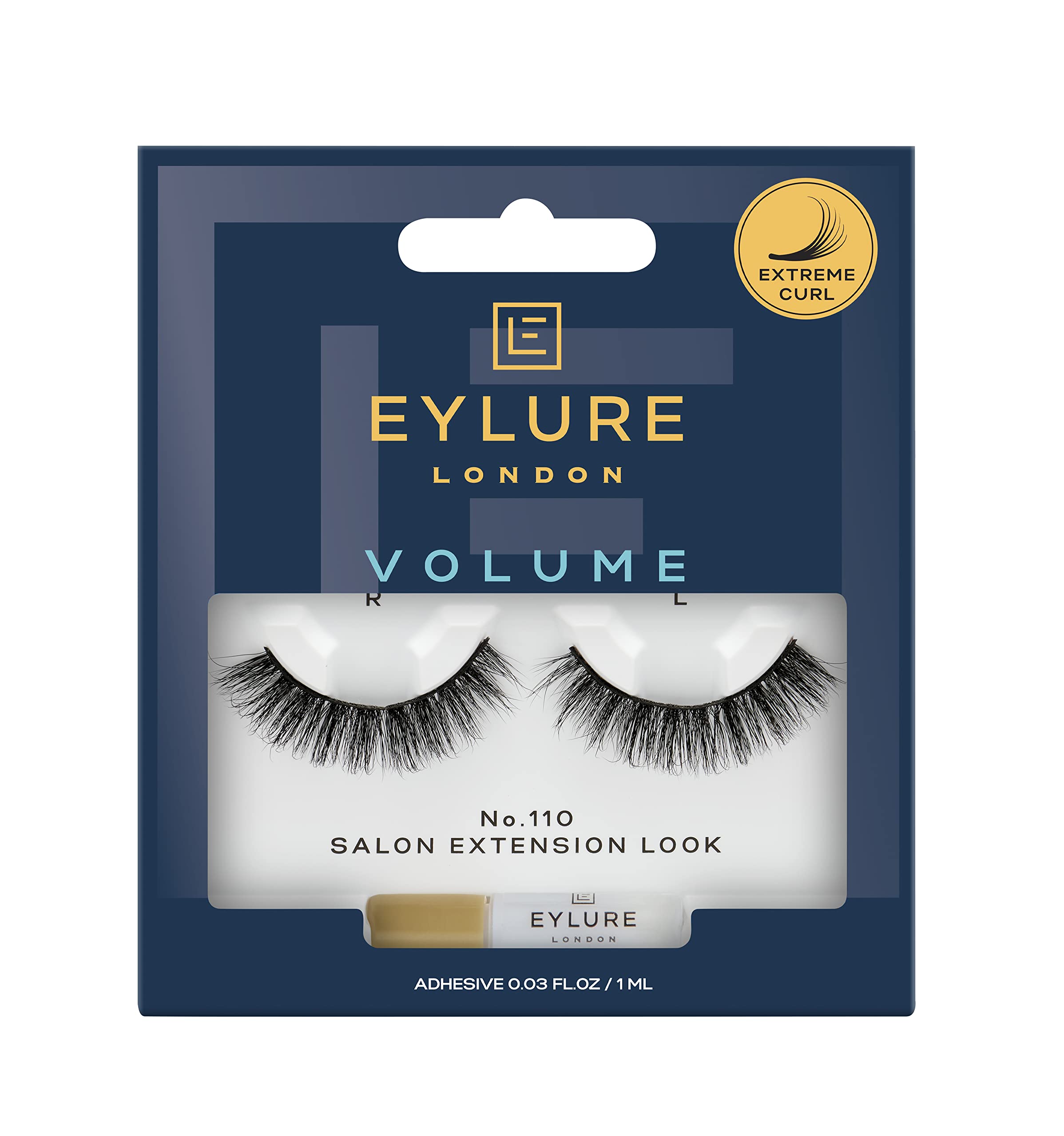 Eylure Volume & Curl No. 110 False Lashes (Packaging may vary) — image 1