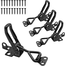 Chfine 4-Pack 4001 Adjustable Toggle Latch Clamp – 330Lbs Heavy-Duty Quick Release Pull Latch For Smoker Lid, Tool Box, Door & Jigs