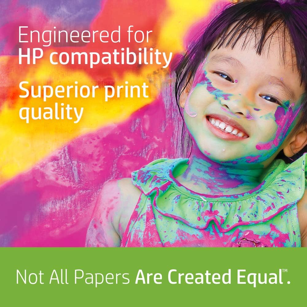 HP Paper Printer Paper 8.5x11 Recycled30 20 lb 30% postconsumer recycled 1 Ream 500 Sheets 92 Bright Made in USA FSC Certified Copy Paper Compatible 112100R, White : Printer And Copier Paper : Office Products