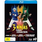 3 Ninjas - 4 Film Collection (3 Ninjas / Kick Back / Knuckle Up / High Noon at Mega Moutain) [Blu-ray]