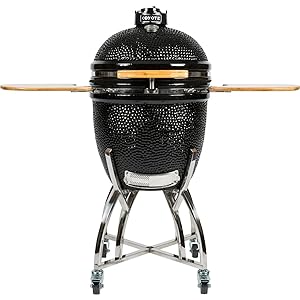 Coyote Black Stainless Steel Asado Ceramic Grill
