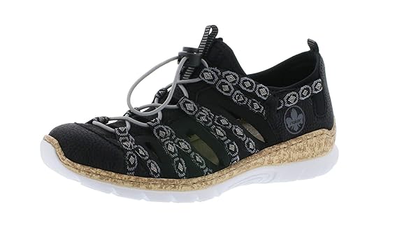 Rieker N42P7 Damen Slipper,Schlüpfschuh,Slip-on,modisch,Freizeitschuh