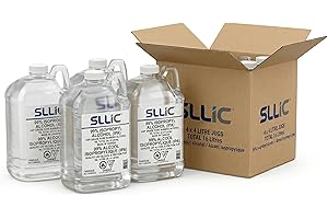 Premium 99% Isopropyl Alcohol (IPA) | USP Grade Pure Rubbing Alcohol | Bulk 4 x 4L Jugs (16 litres Total) | Multi-Purpose Sol