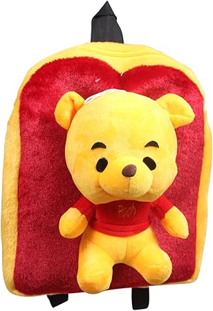 Tickles Happy Pooh Shoulder School Bag 3 litres