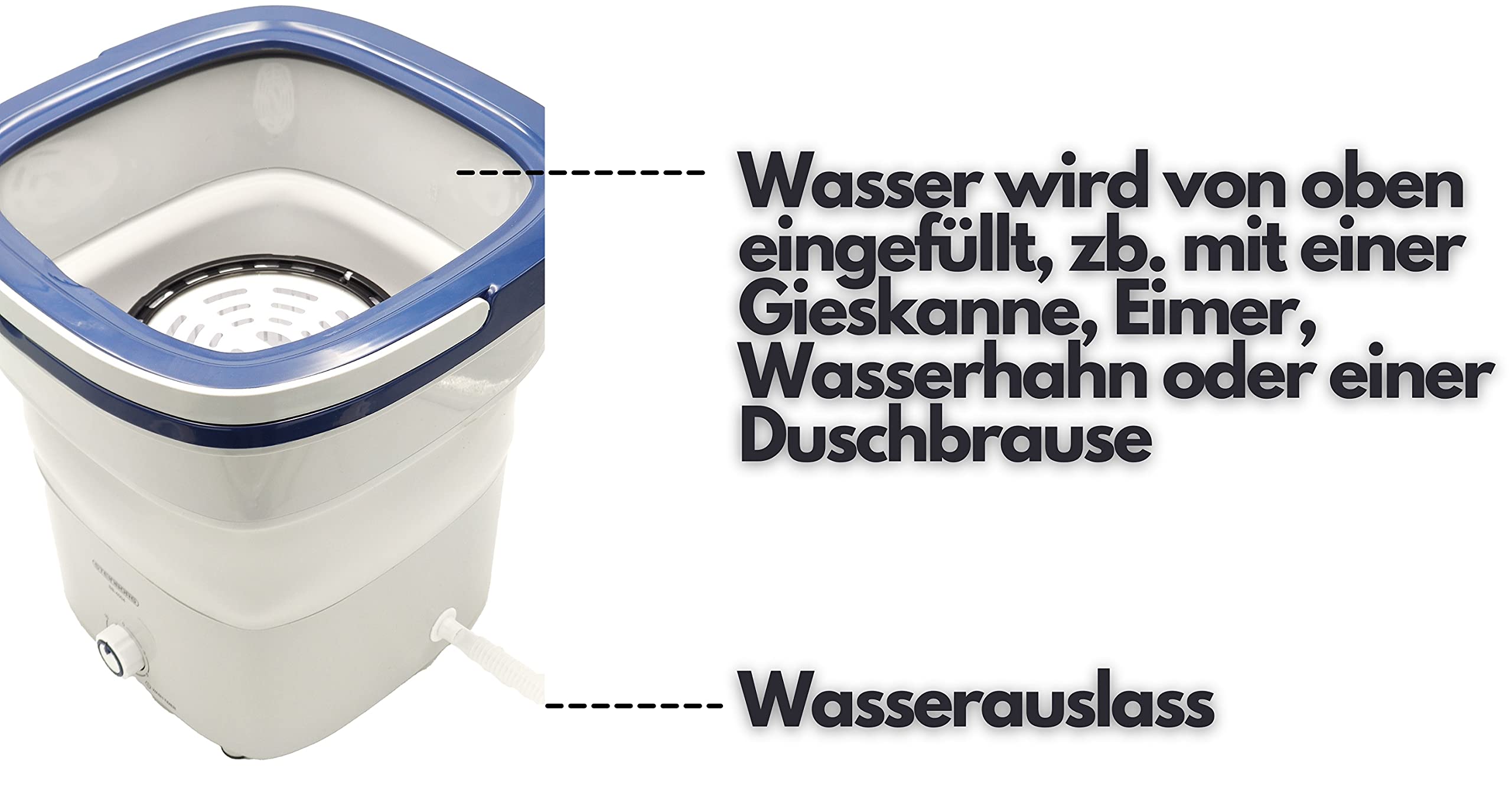 Faltbare Mini Waschmaschine | Waschautomat bis 1,5 KG | Reisewaschmaschine | Miniwaschmaschine | Camping Mobile Waschmaschine | Leistung: 135 Watt | Waschvorgang: <65 dB | Small Washing Machine 6