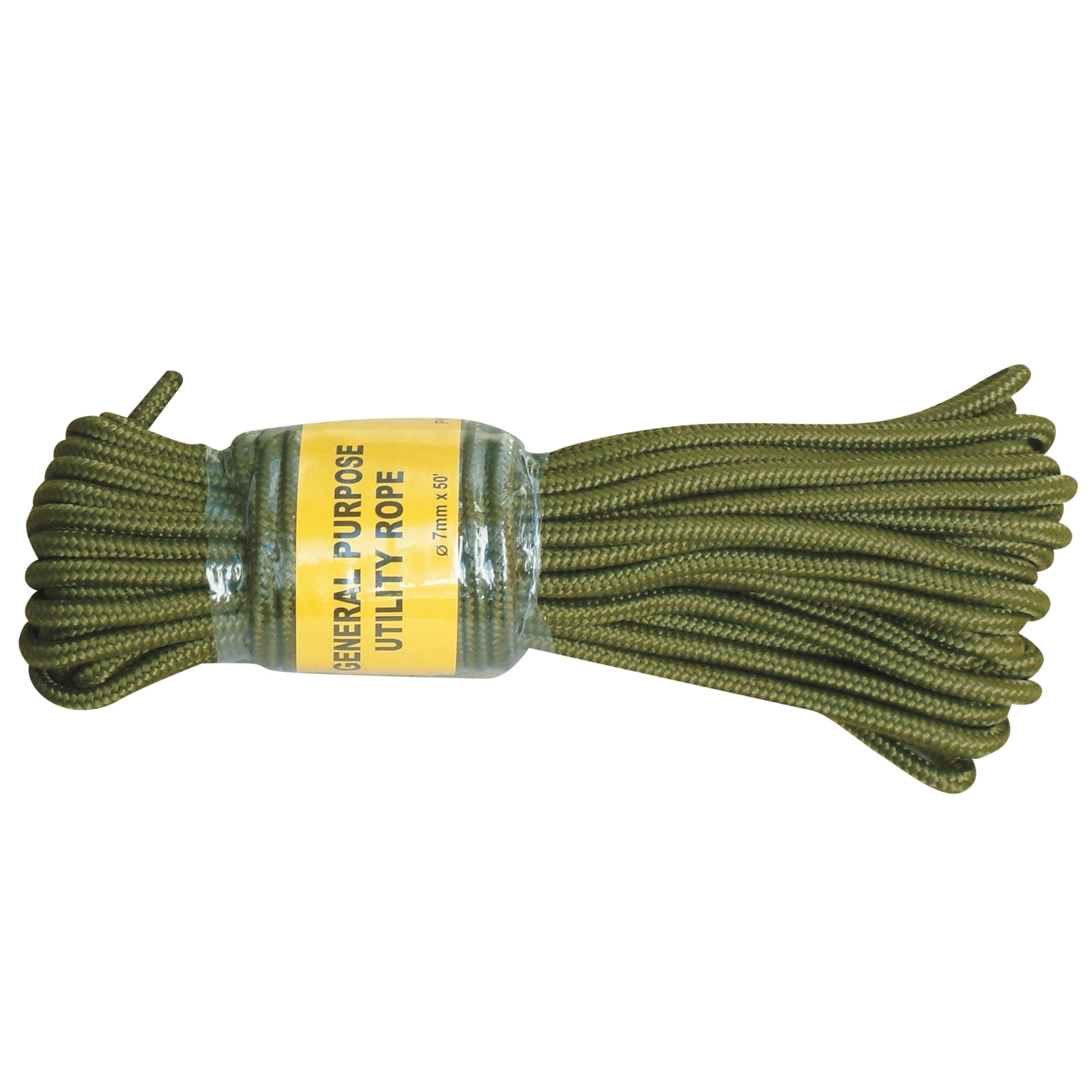 Olive Commando rope, 15m, olive
