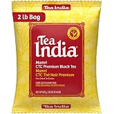 Tea India Assam Black Tea, CTC Loose Leaf, 2 lb | Premium Assam CTC loose leaf | Rich, malty, full-bodied brew | Ideal base for authentic masala chai