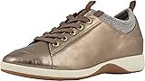 SoftWalk Women's Haven Sneaker, Bronze, 10.5 Wide