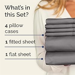 CGK Linens King 6 Piece Sheet Set - Cooling Sheets