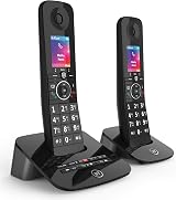 BT Premium Cordless Landline Phone Twin Handset Call Blocker 1000 Contacts