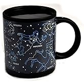 The Unemployed Philosophers Guild Heat Changing Constellation Mug - Add Coffee or Tea and 11 Constellations Appear - Comes in a Fun Gift Box