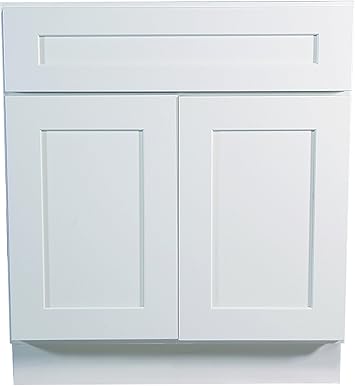 Amazon Com Design House Brookings 27 Inch Base Cabinet White