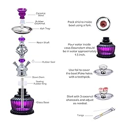 Hookah Set With Everything 15'' Shisha Hookah