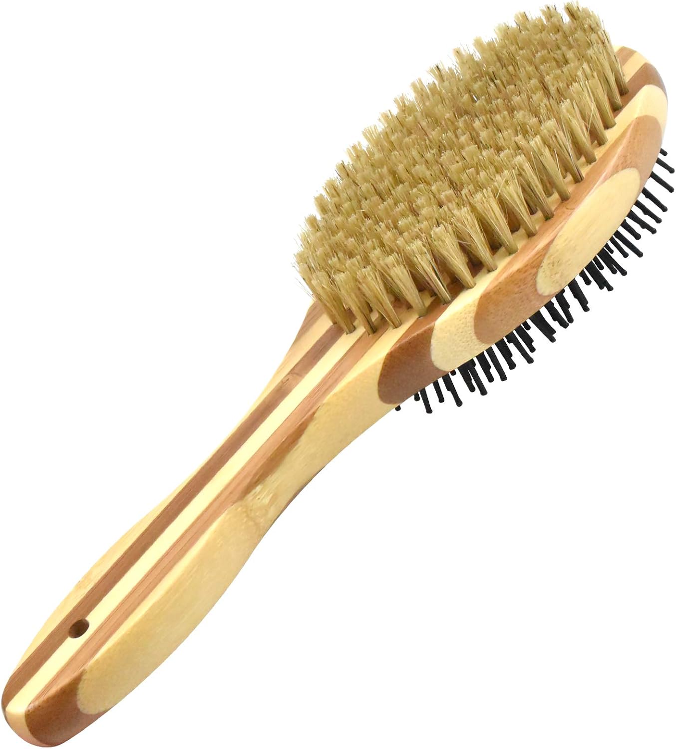 YMWALK Pet Grooming Brush for Dogs & Cats - Double-Sided Pin & Soft Bristle, Comb Massage for Cleaning Loose Fur & Dirt