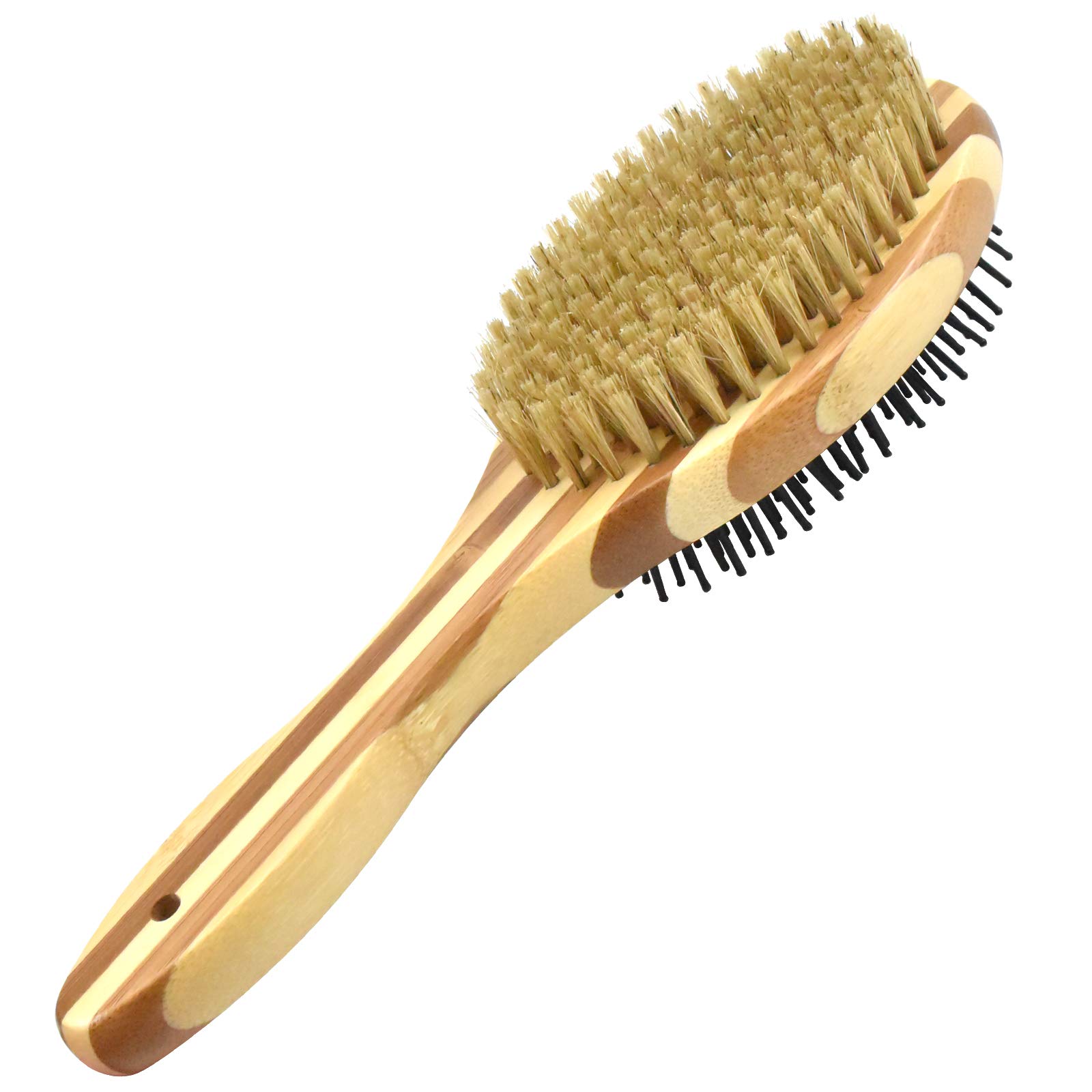 YMWALK Pet Grooming Brush for Dogs & Cats - Double-Sided Pin & Soft Bristle, Comb Massage for Cleaning Loose Fur & Dirt