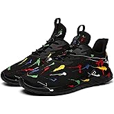 Soulsfeng Mens Running Shoes Lightweight Fashion Stylish Sports Workout Gym Tennis Walking Sneakers Size US 5.5-15