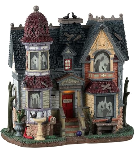 Amazon.com: Lemax Spooky Town The Gate House at Haunted