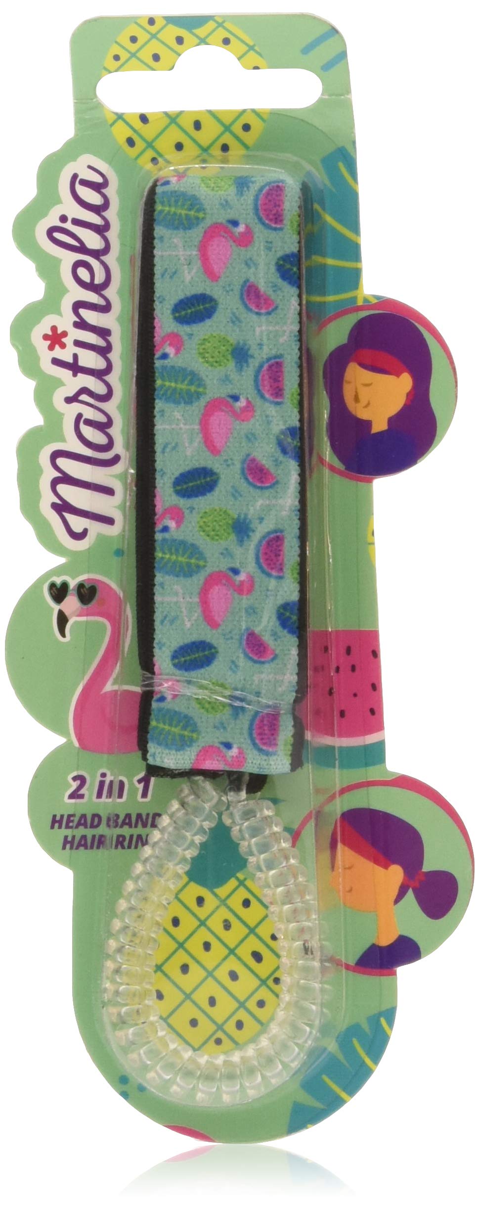 Martinelia Set of Products Martinelia Multiband Kids Tape + Hair Rubber 3005W – 1 Unit